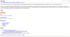 Desktop Screenshot of dist-bugs.branchable.com
